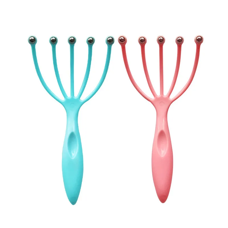 

Hot seller Steel Ball Scalp massager head Massage Relaxation Five Finger Massager for head