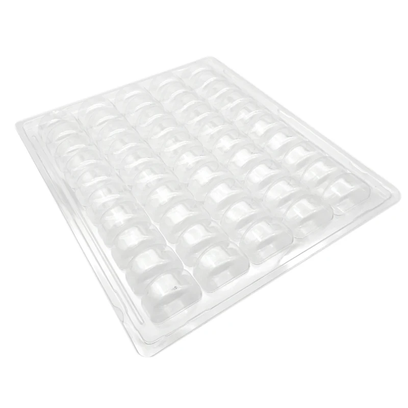 Clear PET Closeable French Macaron Storage Trays - Holds 50 Macarons Per Set Pack of 4Sets |