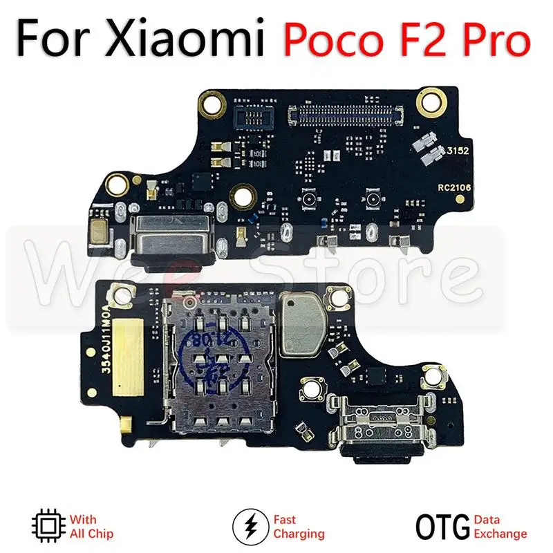 USB-плата для быстрой зарядки Xiaomi Mi 8 9 10 8SE 9SE A2 A3 F1 F2 Mix Max 2 3 M3 Lite Pro | Шлейфы