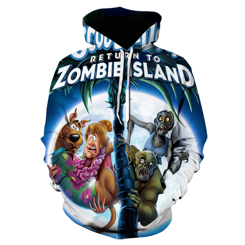

Hoodie Scooby 3d Printing Hoodies Casual Boy Sportswear Popular Cartoon Hooded Pullover