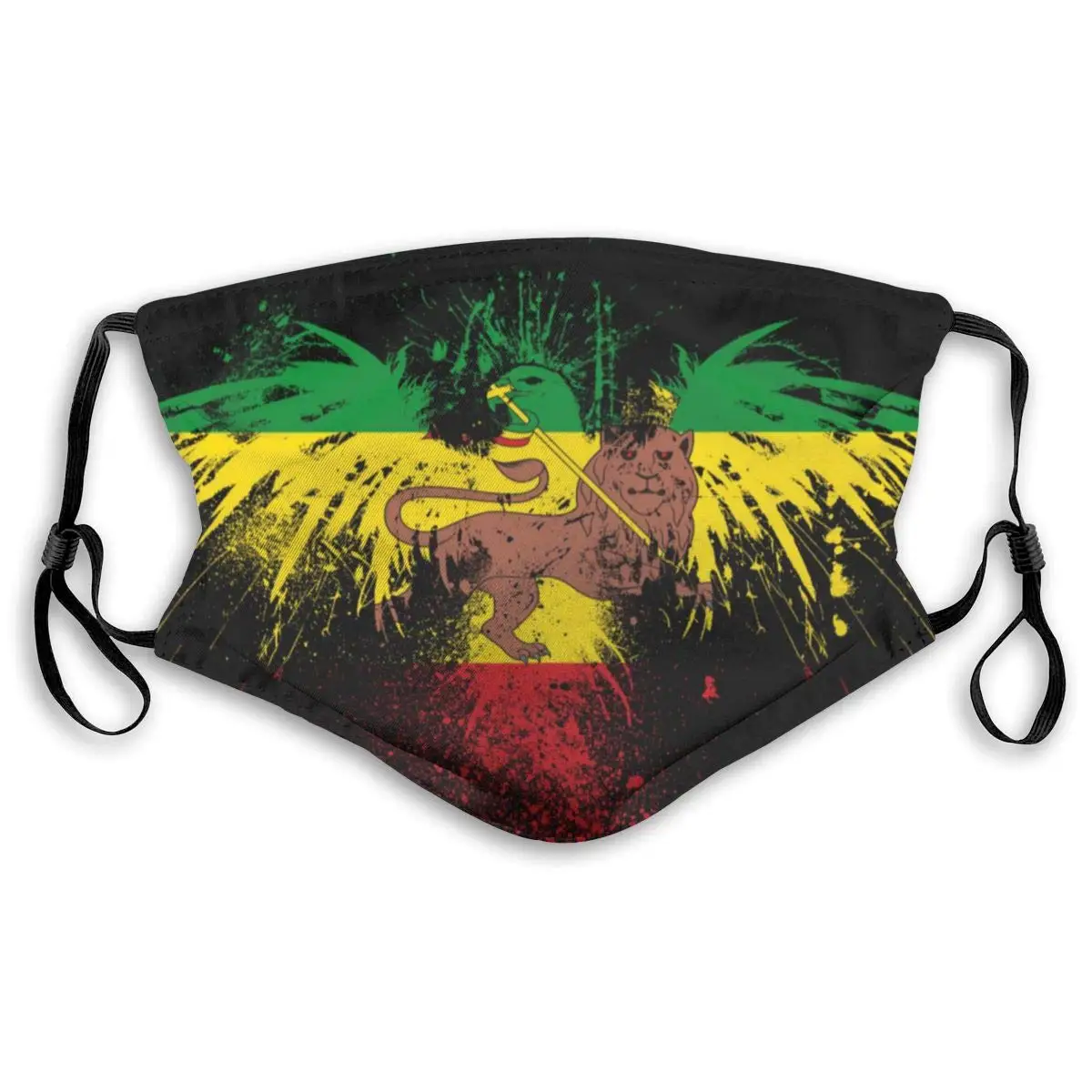 

Cool Reggae Protective Mask with Gasket Disposable Water Repellent Multilayer Filter Adult Sunscreen Large Mask M