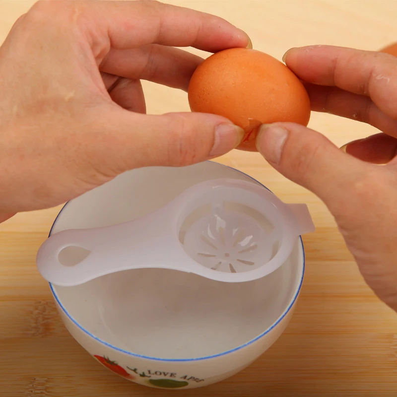 

Egg Separator White Yolk Sifting Egg White Yolk Separator Food-grade Egg Baking Cooking Egg Divider Seperator Egg Kitchen Tools