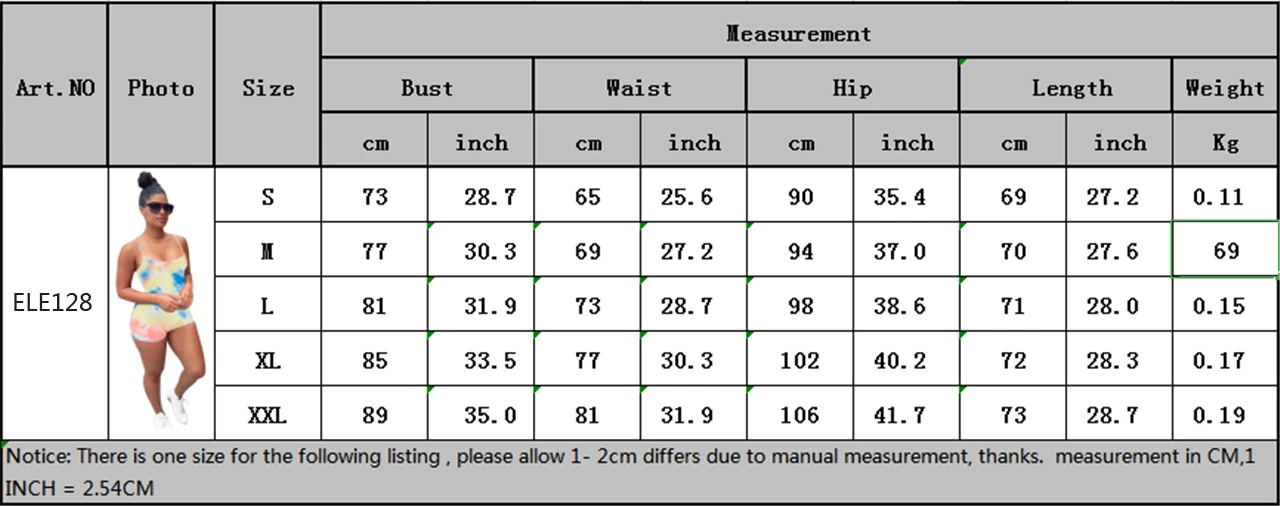 

Tie-dye Spaghetti Strap Fitness Biker Playsuits Sleeveless Sexy Fashion Rompers Women Jumpsuits Skinny Summer Slim Leotard Hot