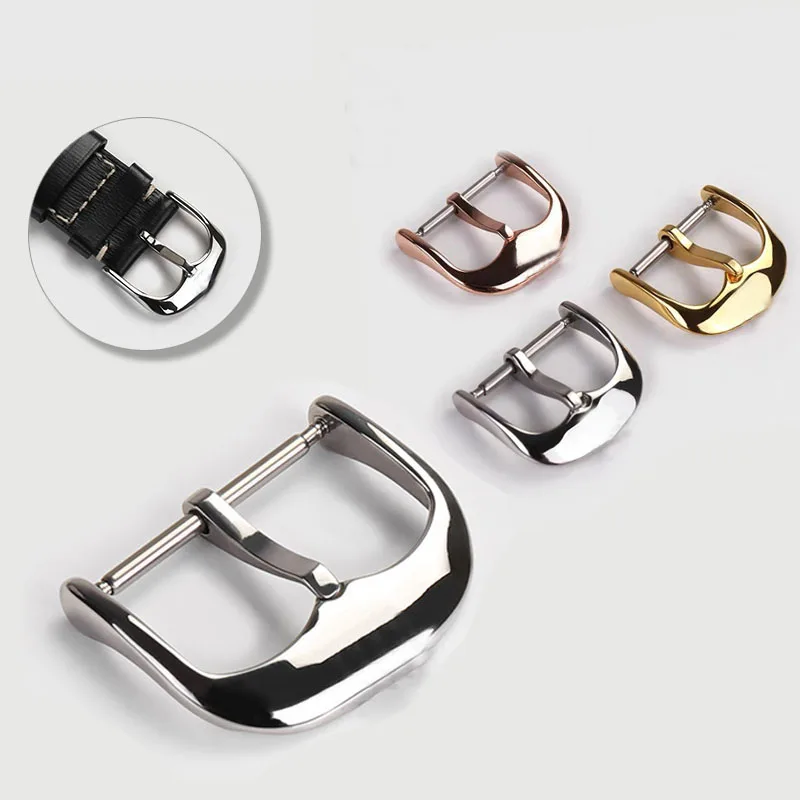 

Watch Buckle For Rolex Cellini Leather Strap Stainless Steel 16mm 18mm 20mm Watch Pin Buckle Watch Accessories Belt Watch Clasp