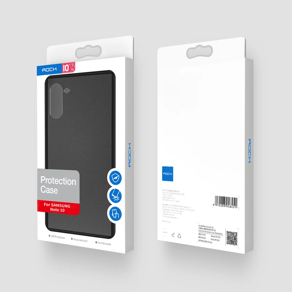 ROCK чехол для телефона samsung Galaxy Note 10 Plus Coque мягкий силиконовый ударопрочный бампер задняя крышка Note10 10+ X Роскошные Fundas