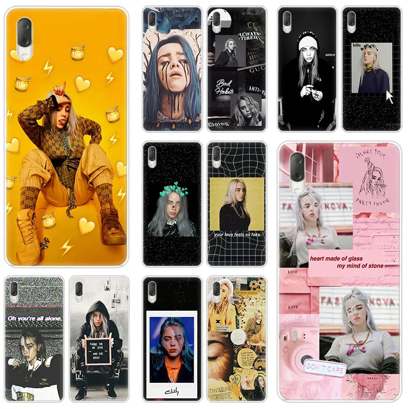 Billie Eilish Мода жесткий чехол для Sony Xperia L1 L2 L3 X XA XA1 XA2 XA3 ультра 10 плюс E5 XZ XZ1 XZ2 компактный XZ3 XZ5 2 20 крышка