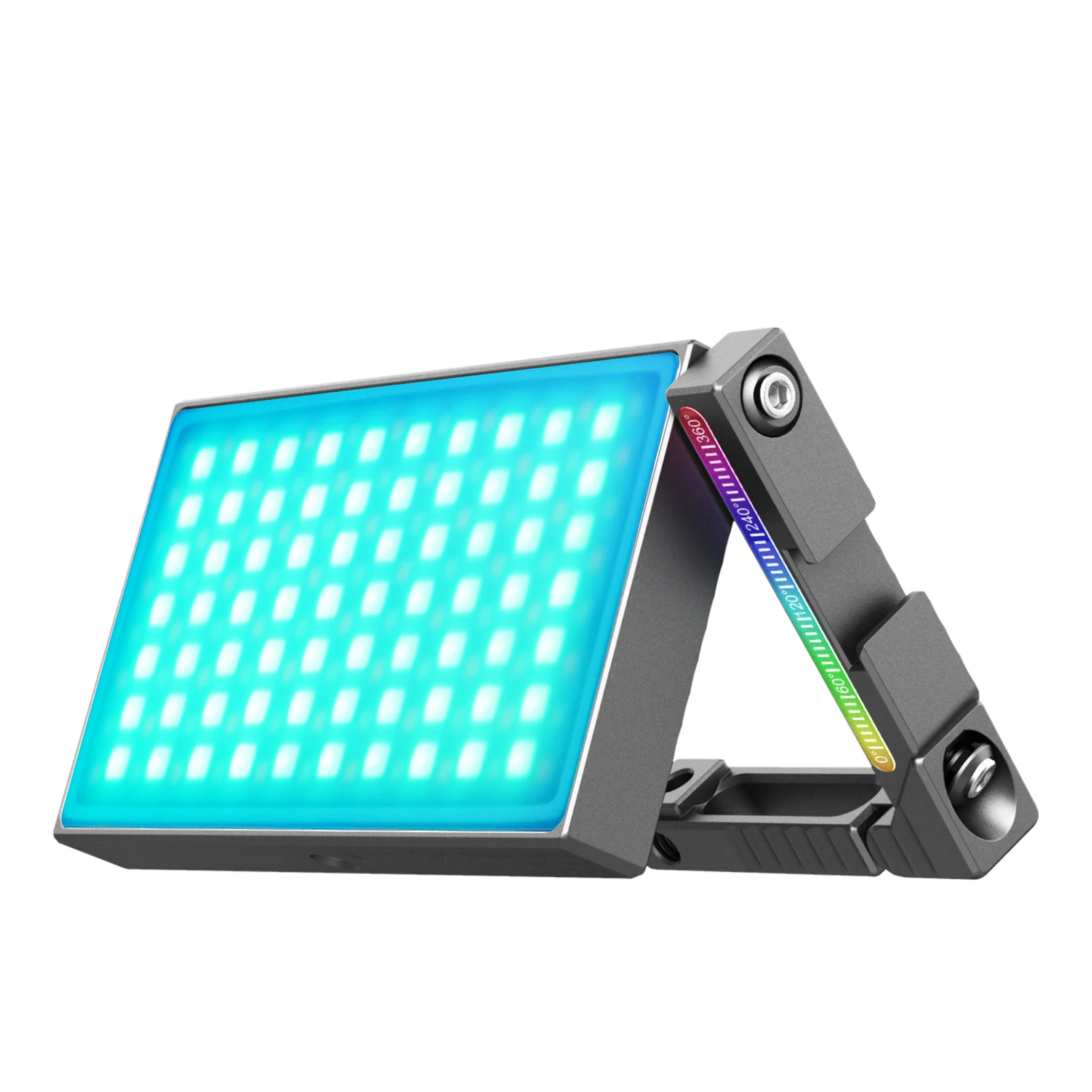 

VIJIM видео RGB светодиодный светильник 360 ° Full Цвет лампа 8W 2700-8500K с регулируемой яркостью 20 светильник эффекты Встроенный 5000 мА/ч, Батарея студи...