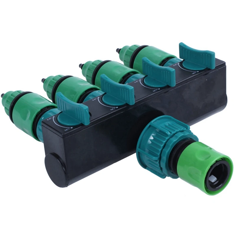 Орошения сада 4 полосная кран шланг разветвитель для капельного полива 4/7 или 8/11