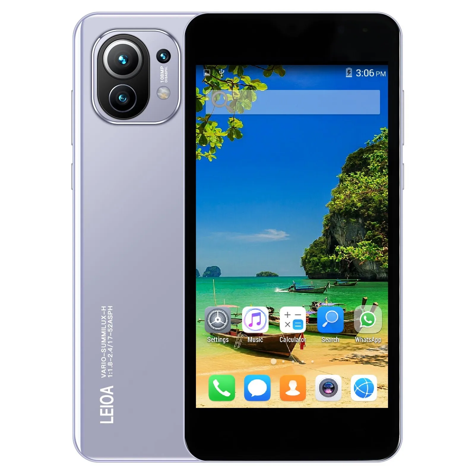 

Global I12 Mini Smart Phone 5.2 Inch Phone 512 + 4G ROM Unlocked Smartphone Android 4.4 Face Unlock Full Screen Mobile Phones