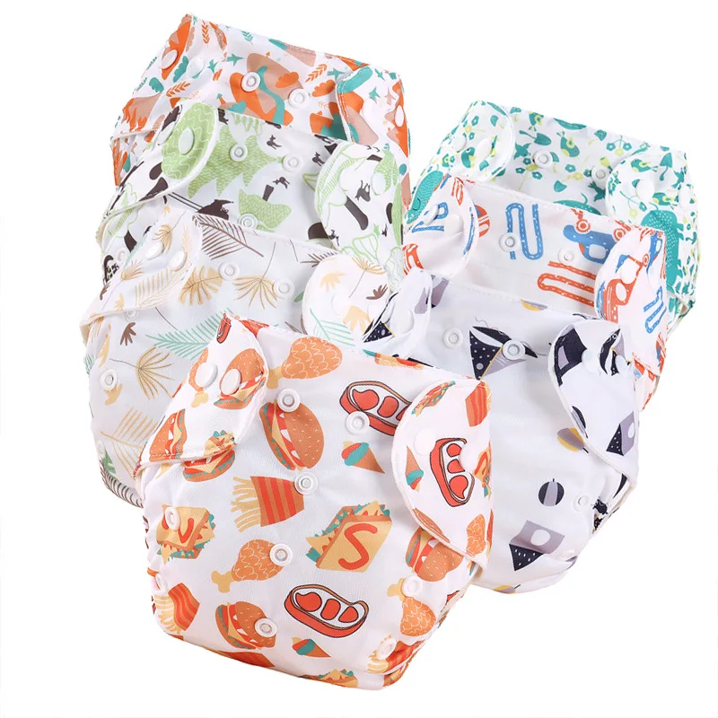 

Diapers Panties For Children Baby Diapers Waterproof Adjustable Six Layers GauzeCloth Pant Cover Reusable Washable Baby Nappies