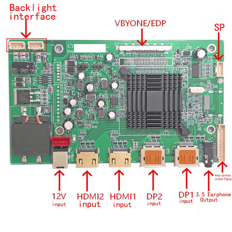 Универсальный hd LCD 4K драйвер платы HDR Freesync edp VBO 60hz 2K 120HZ 144Hz светодиодный ЖК плата
