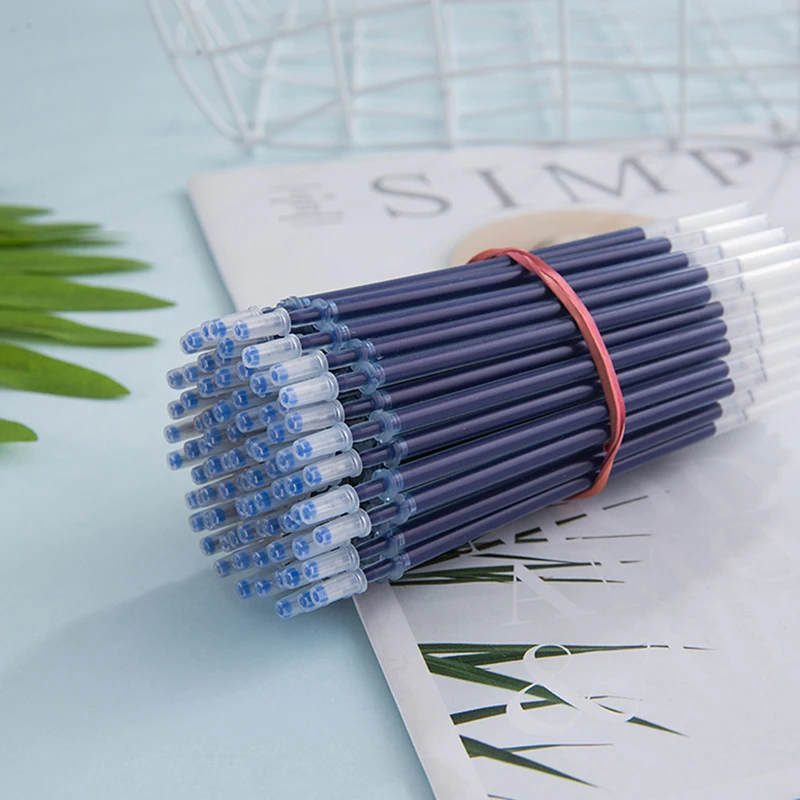 

20Pcs 0.5mm Gel Ink Ballpoint Pen Refill Black Blue Red Stationery Supply