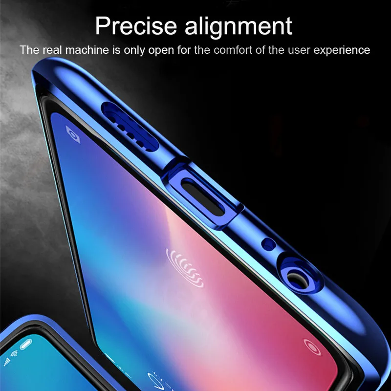 Металлический чехол с магнитной адсорбцией для Xiaomi Redmi mi 9t A3 Lite 9 SE mi CC9E, Задняя стеклянная крышка для Red mi Note 7, чехол Note 6 Pro
