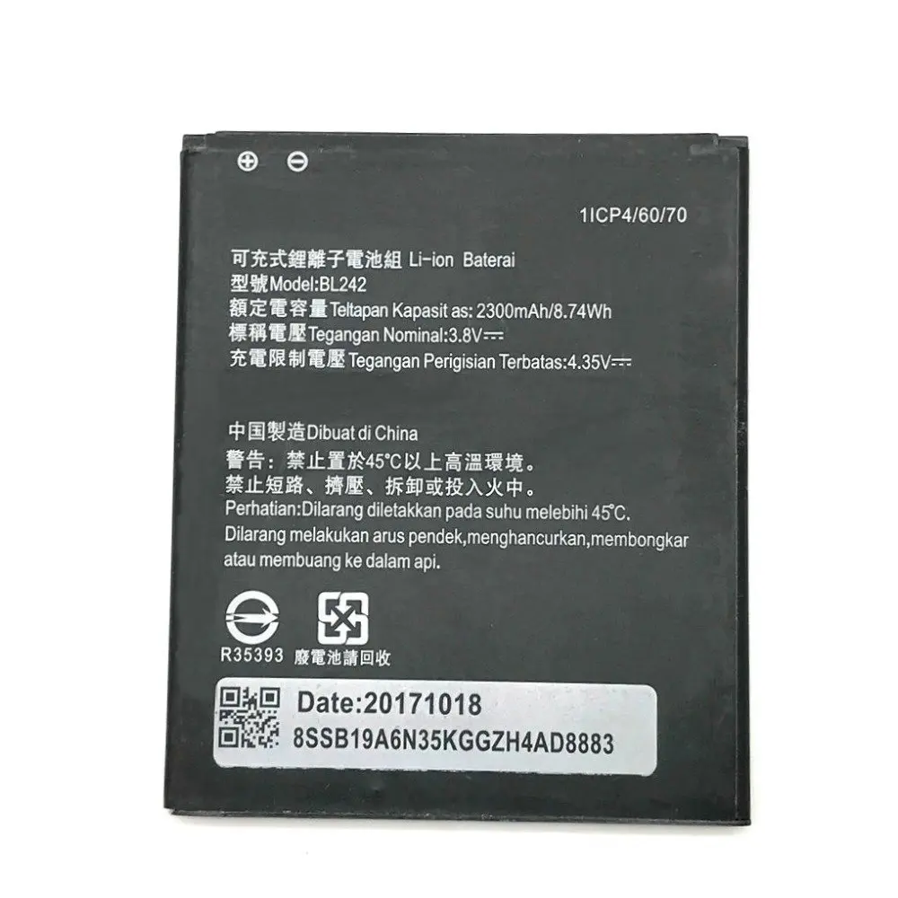 Аккумулятор для телефона BL 242 BL242 lenovo K3 K30-W A6000 A3860 A3580 A3900 A6010 Plus | Мобильные телефоны