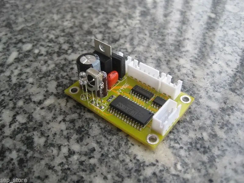 Собранная панель управления потенциометром мотора с дистанционным управлением