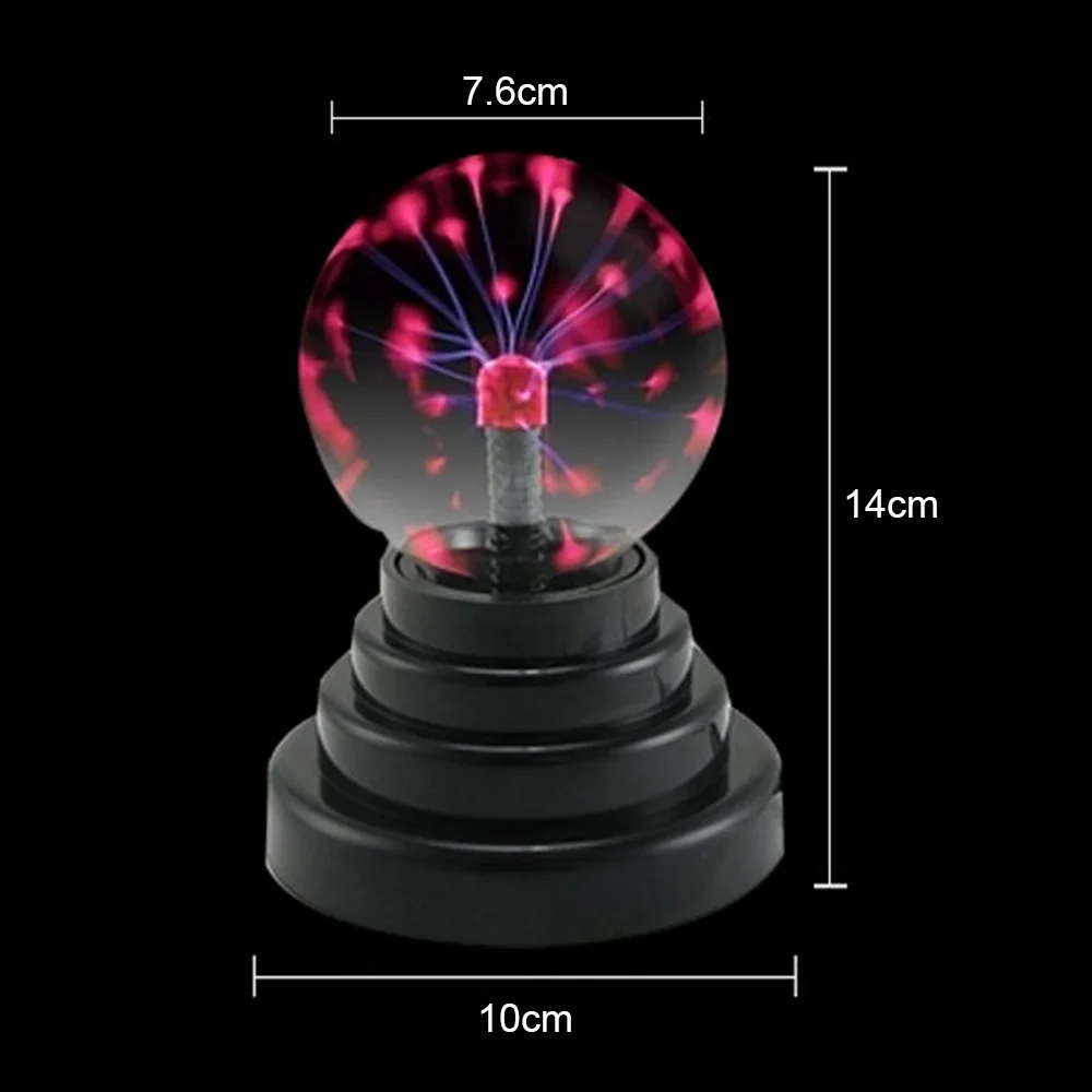 

Novelty Magic Crystal Plasma Ball Touch Lamp LED Night Light Child Nightlight Birthday Easter Kids Gift New Year Party Lighting