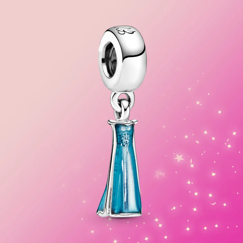 Женский браслет из серебра 925 пробы с подвеской Холодное сердце | Украшения и