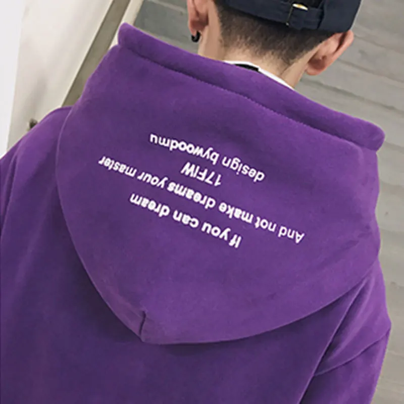 Liketkit мужские повседневные толстовки 2019 с принтом большие размеры флис толстые