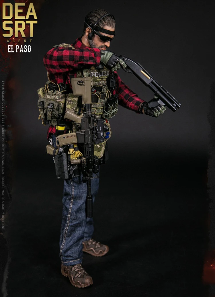 DAMTOYS 1/6 мужской Solider DEA SRT специальный ответ агент команды EL PASO 78063 полный набор