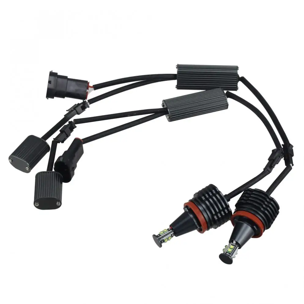 2 шт. без ошибок H8 40 Вт Светодиодный Маркер для глаз ангела светодиодный