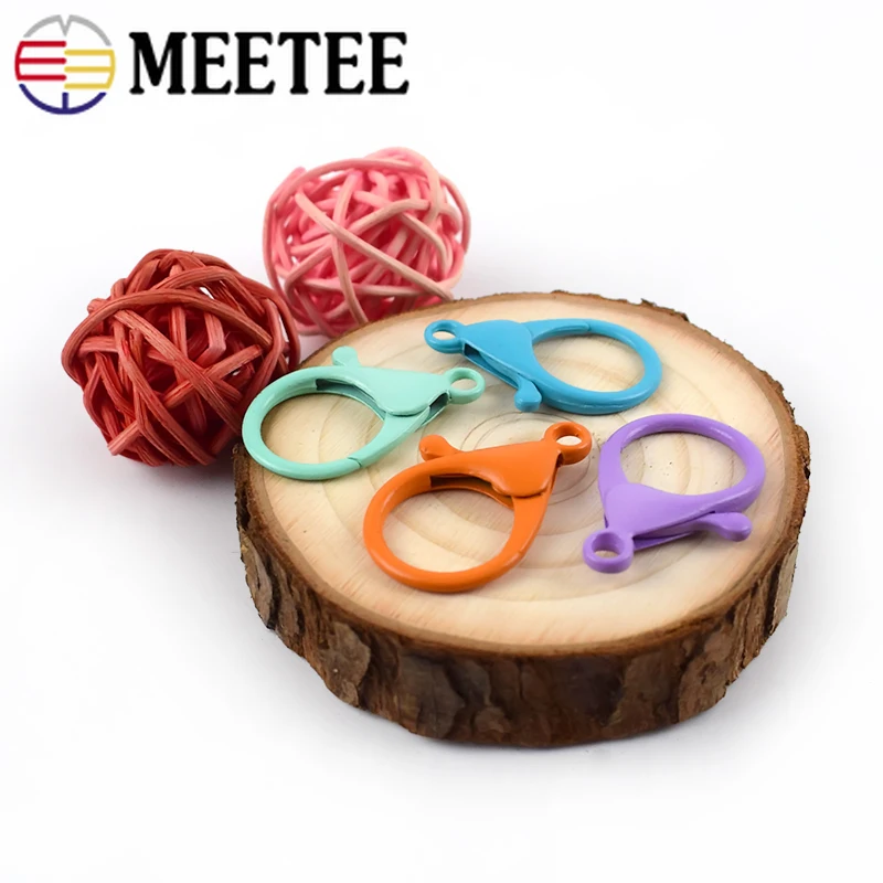 20/40 шт. 35 мм цветное кольцо с карабином пружинный крючок пряжка для ошейника