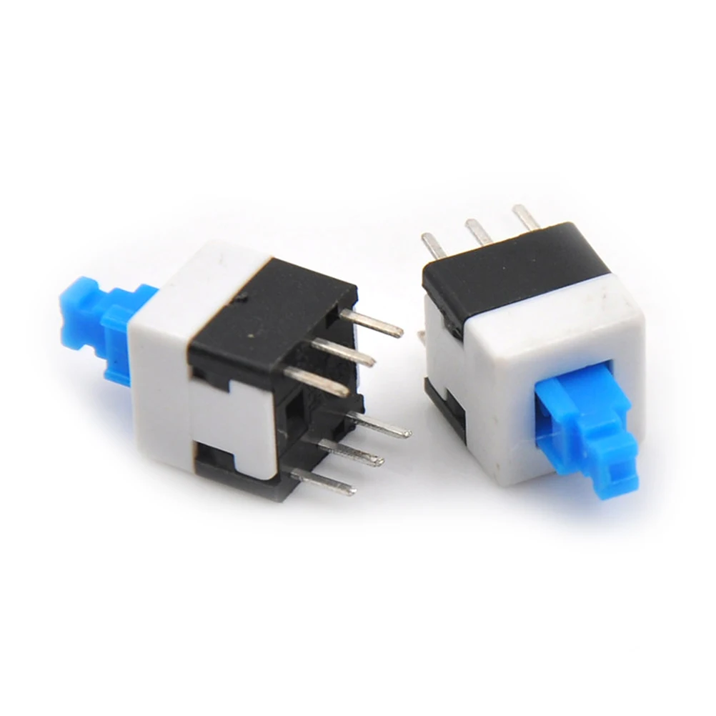 10PCS 6 Pin 8 * latching switch Button double row self-locking | Обустройство дома
