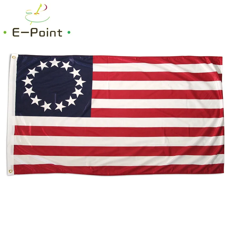

Флаг Бетси Росс, США, исторический 1776, 3 фута * 5 футов (90*150 см), размер, рождественские украшения для дома, флаг, баннер, подарки