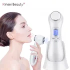 6 в 1 лицо RF радиочастотная мезотерапия ЭМС светодиодный светильник терапия микротоковая ультразвуковая Вибрация лицо массажер для лифтинга