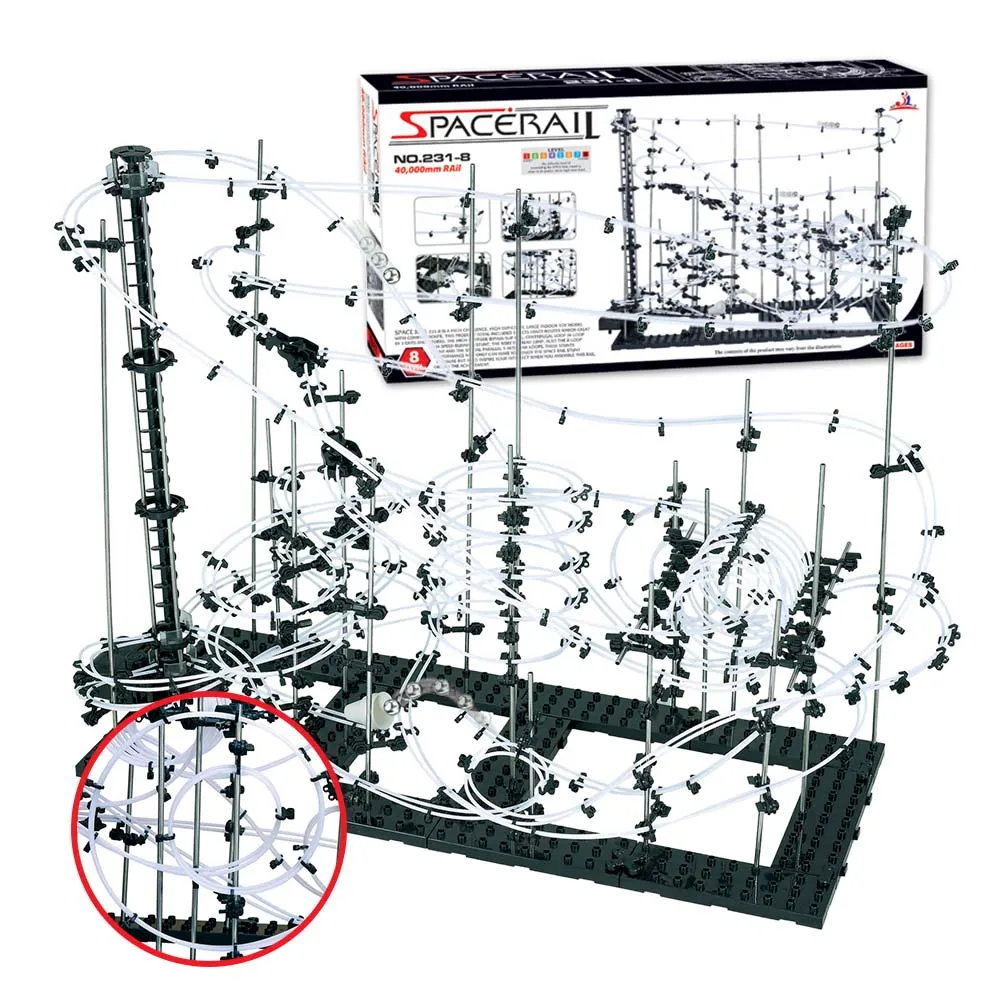 757PCS Roller Coaster Marble Run Maze Circuit Ball Track Building Blocks Set Kid's Education Science Experiment Creative Toys - купить по