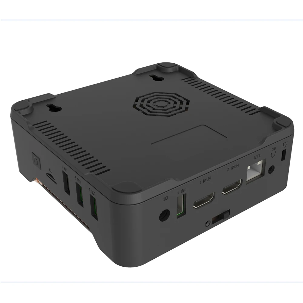 AK3V Мини ПК Win10 Intel Apollo Lake Celeron J3455 6GB 64GB 2,4 GB/5 GB Dual wifi 1000M LAN BT HDMI VGA HD WIN 10 LINUX неттоп ПК