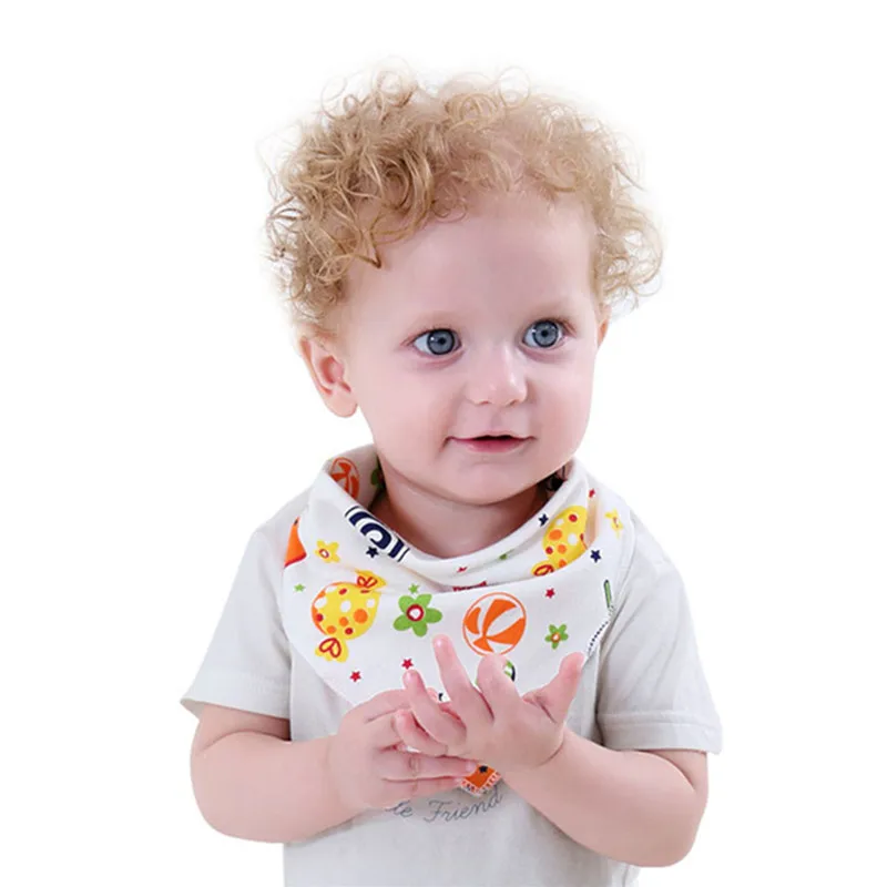 Risunnybaby 10 шт./лот хлопковые новые детские нагрудники банданы для младенцев