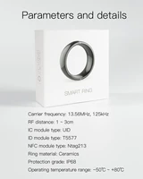 jakcom r4 smart ring for nfc ios android wp mobile phones smart wearable device multifunction magic ring for woman men