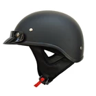 Мотоциклетный полушлем в стиле ретро, классический городской скутер, винтажный легкий водонепроницаемый в стиле милитари, для лета