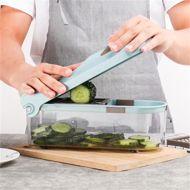 TTLIFE многофункциональная ручная овощерезка напорная тарелка Здоровая и