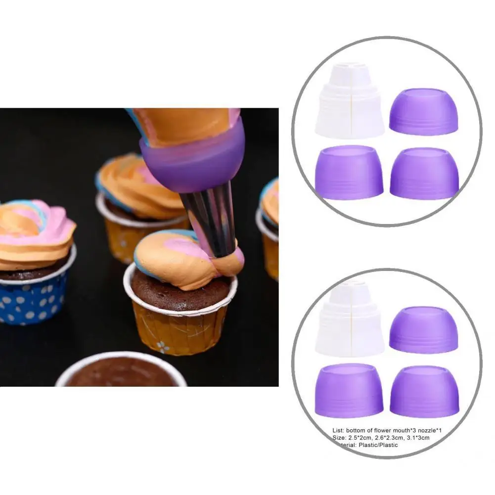 

Useful Pipe Nozzle Decorating Tool Lightweight DIY Craft Cake Coupler Nozzle Converter Nozzle Converter 1 Set