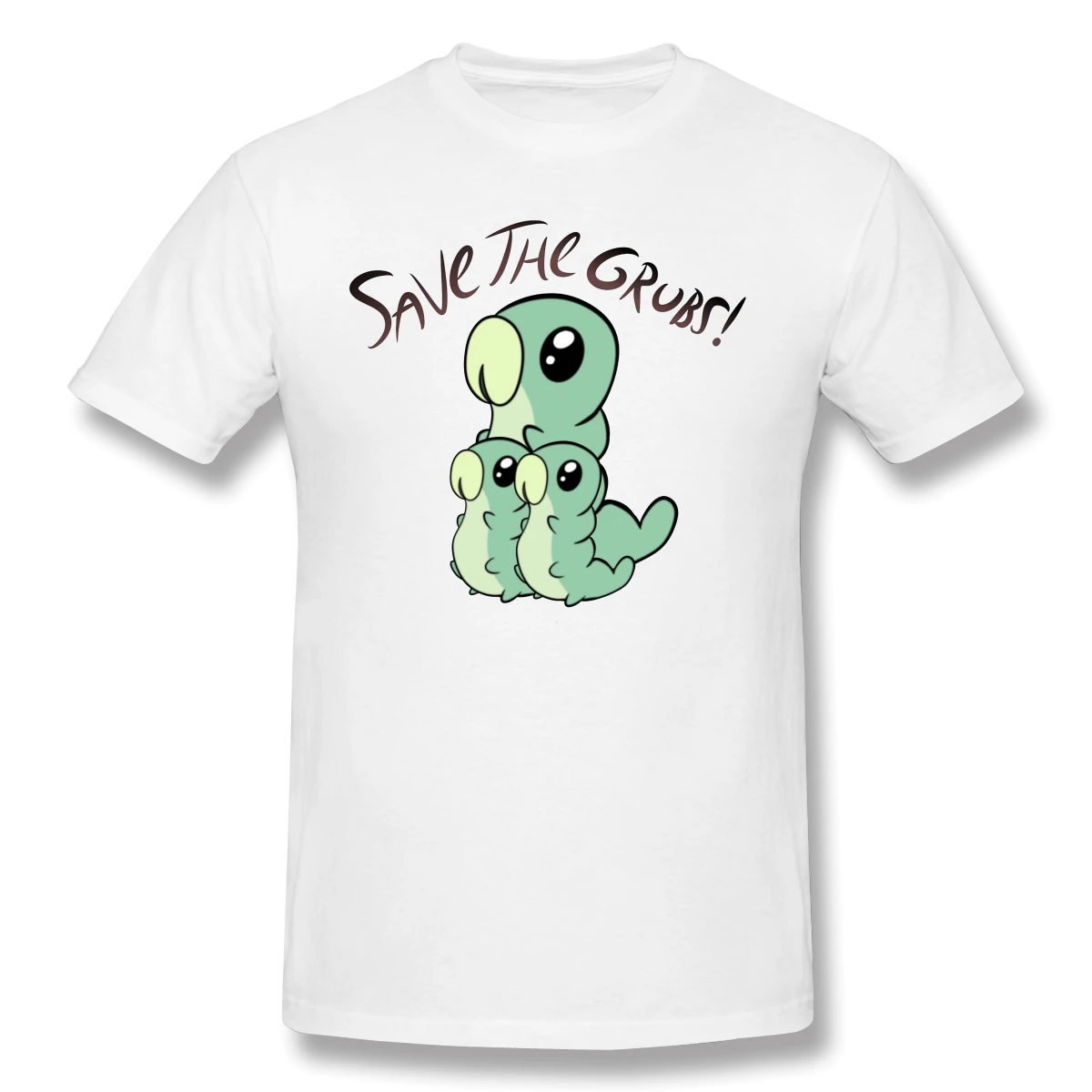 

Men Clothing Hollow Knight T-Shirt Save The Grubs Fashion Short Sleeve