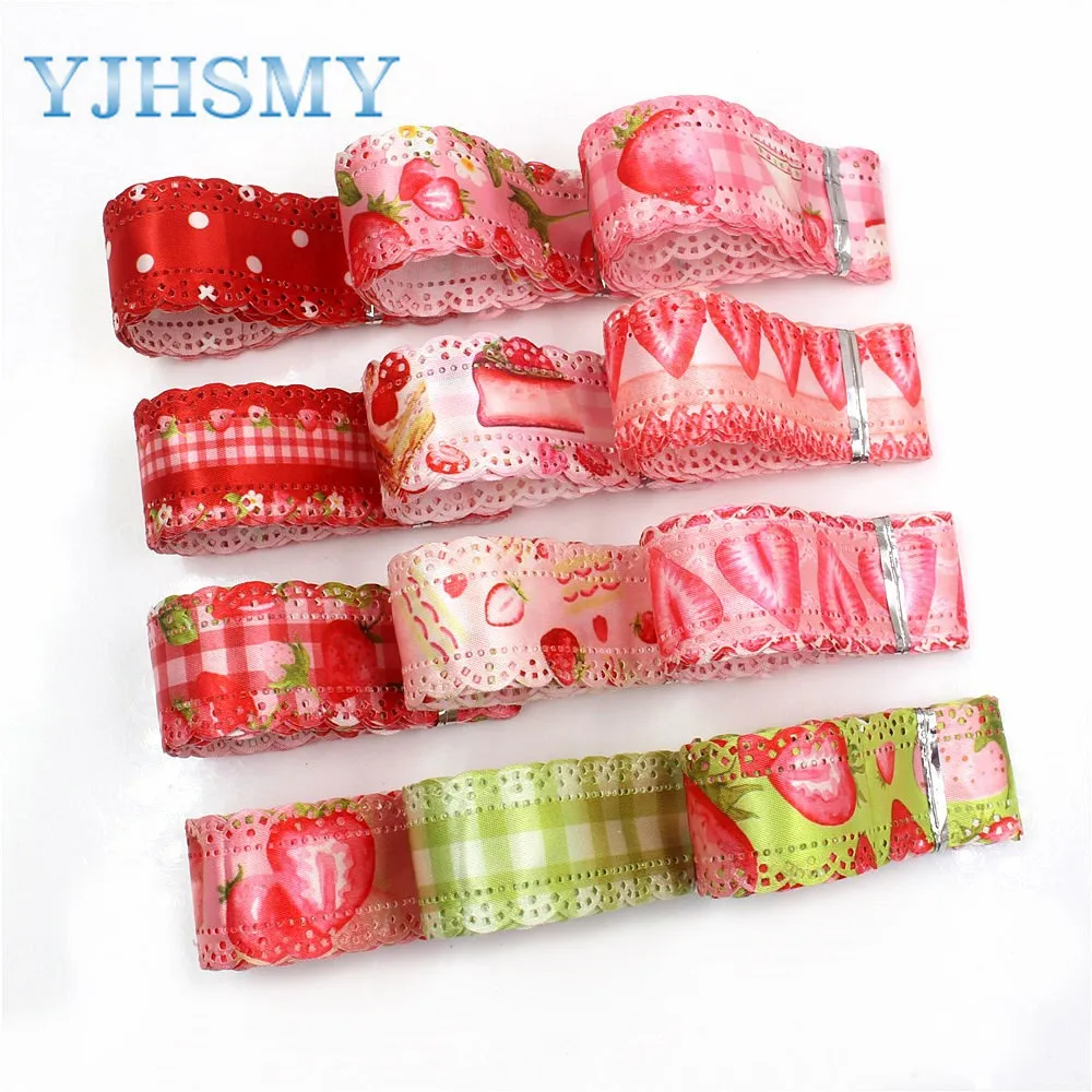 YJHSMY I-19414-1005, 10 ярдов, горячая Распродажа 30 мм полые цветы твердые атласные ленты, ленты ремесла лук кепки аксессуары и украшения