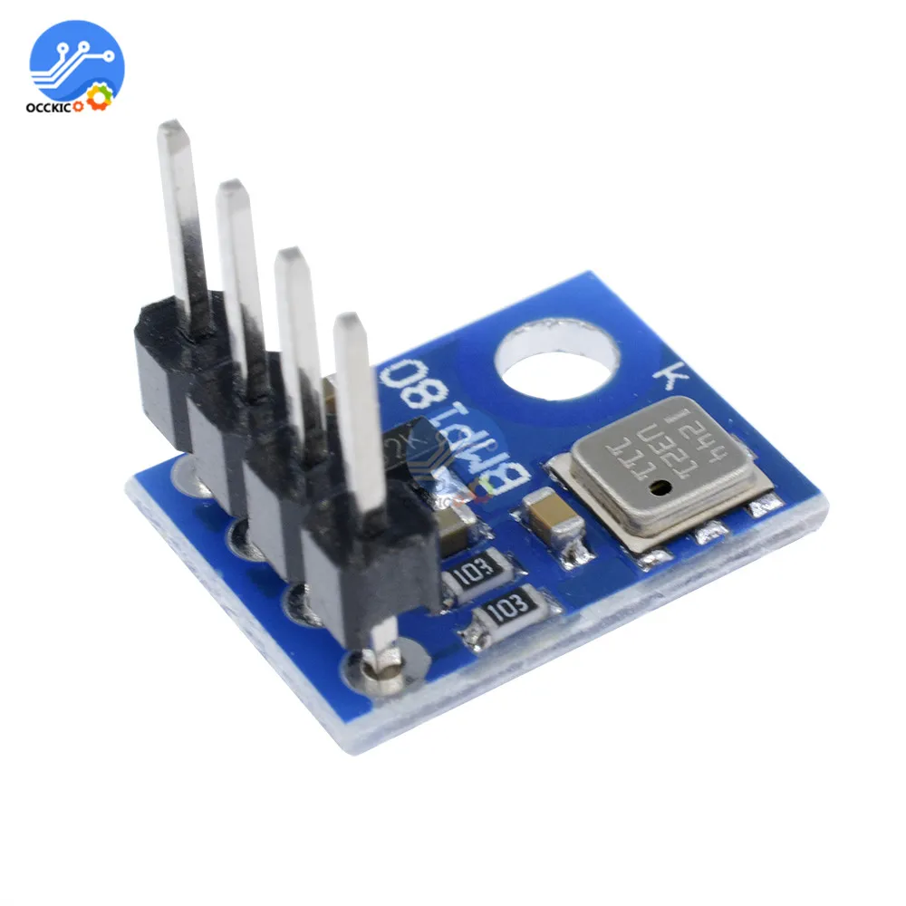 2 шт. плата модуля датчика температуры BMP180 барометрического давления I2C SPI замена