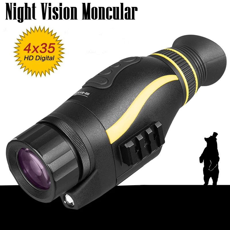 4X35 инфракрасная цифровая система ночного видения регулируемая и