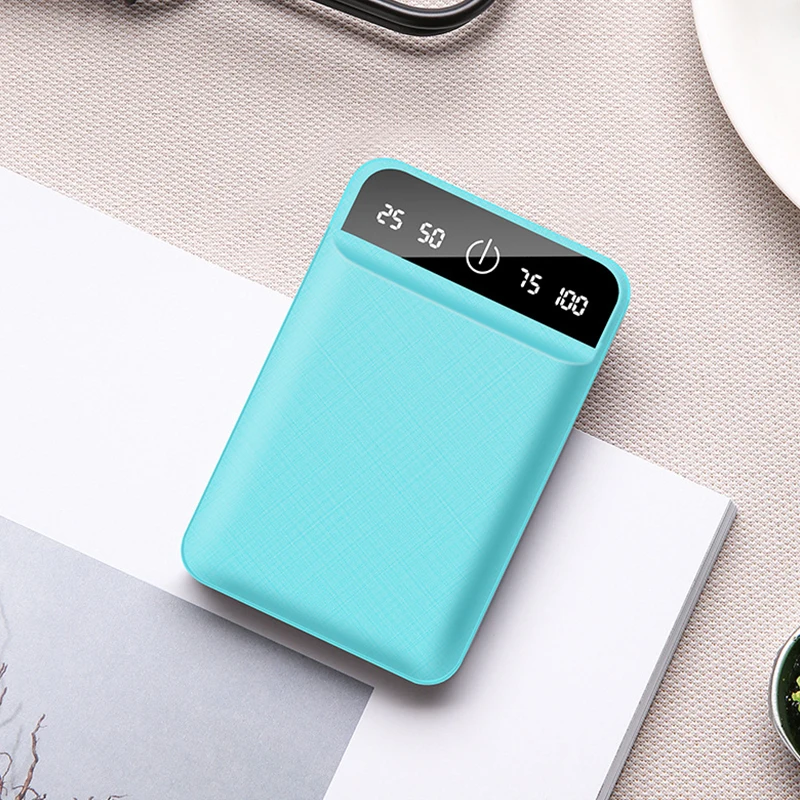 portable mini power bank 80000mah rechargeable battery with 2 usb digital display outdoor powerbank for iphone xiaomi samsung free global shipping