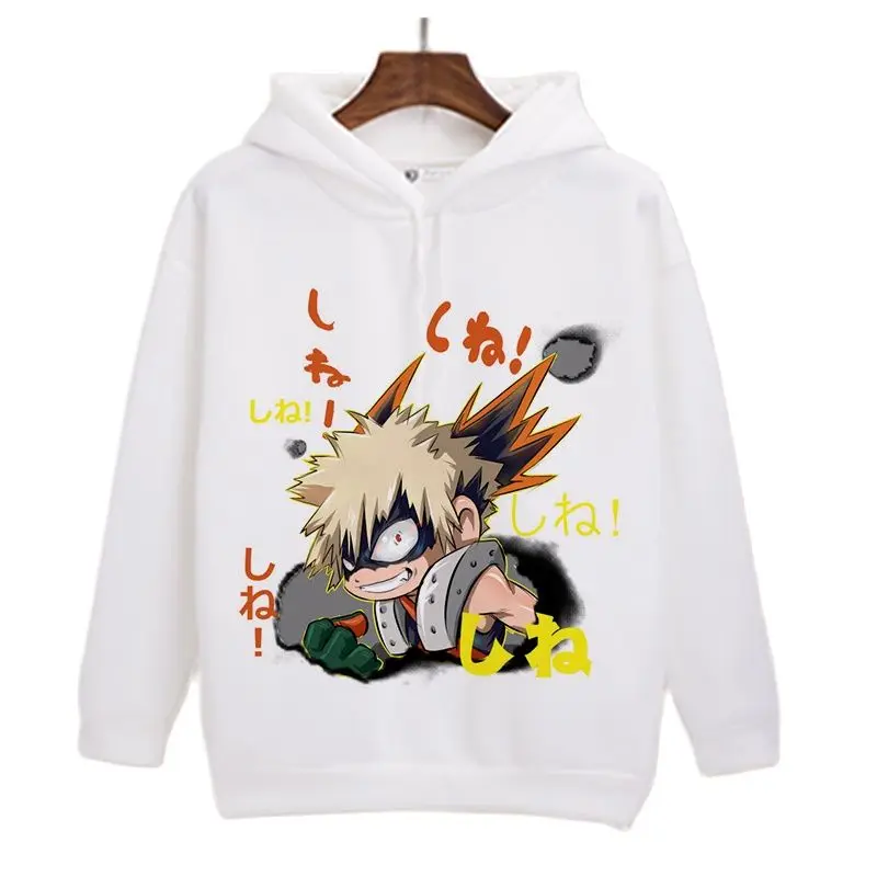 Высокое качество Q унисекс аниме My Hero Академия с капюшоном Bakugou Katsuki Boku без hero