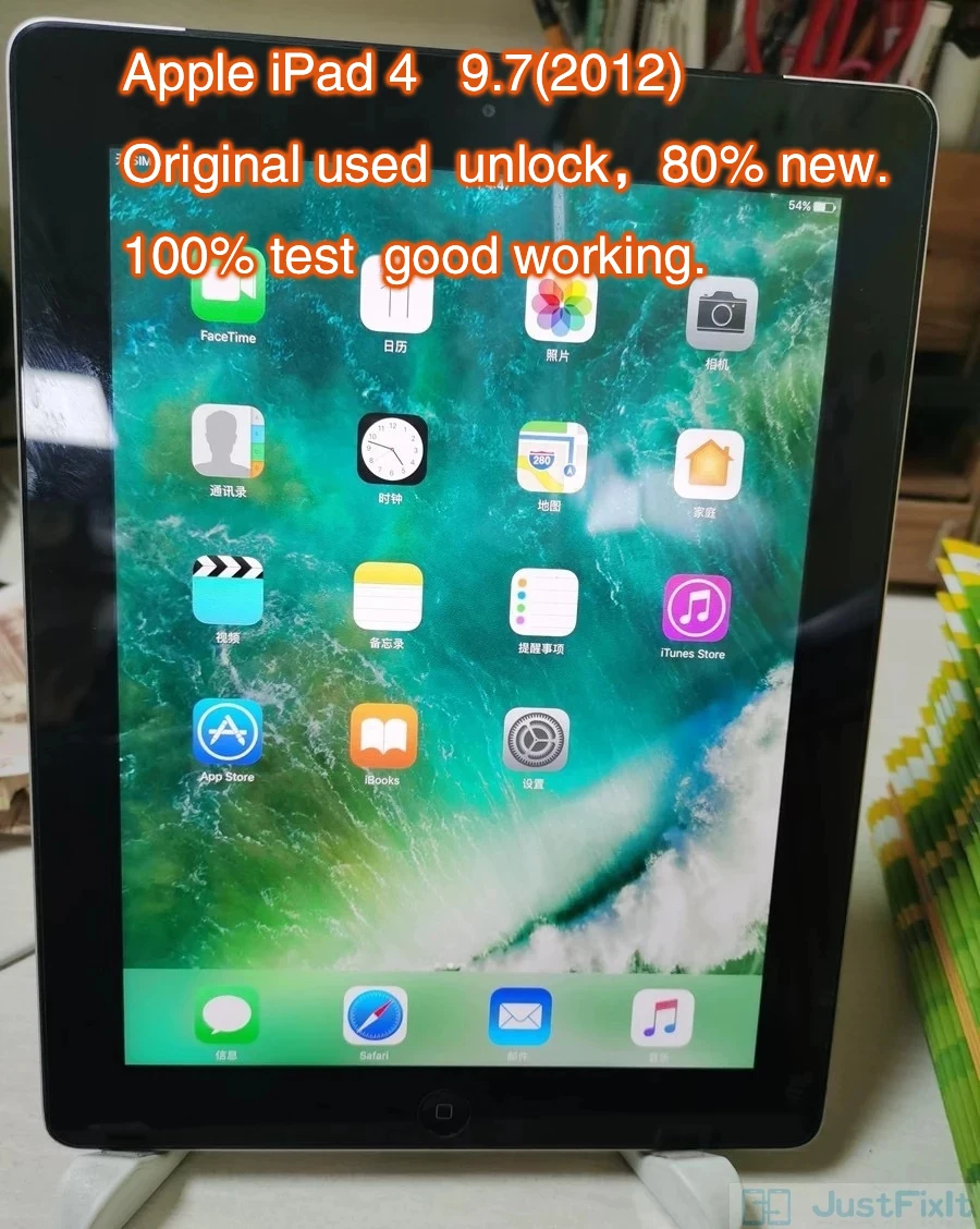 Оригинальный ремонт Apple IPad 4 4th ipad 2012 9 7 дюймов Wifi версия черный около 80%