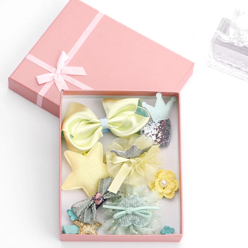 10 комплектов заколок для волос милые платья с героями мультфильмов головной убор