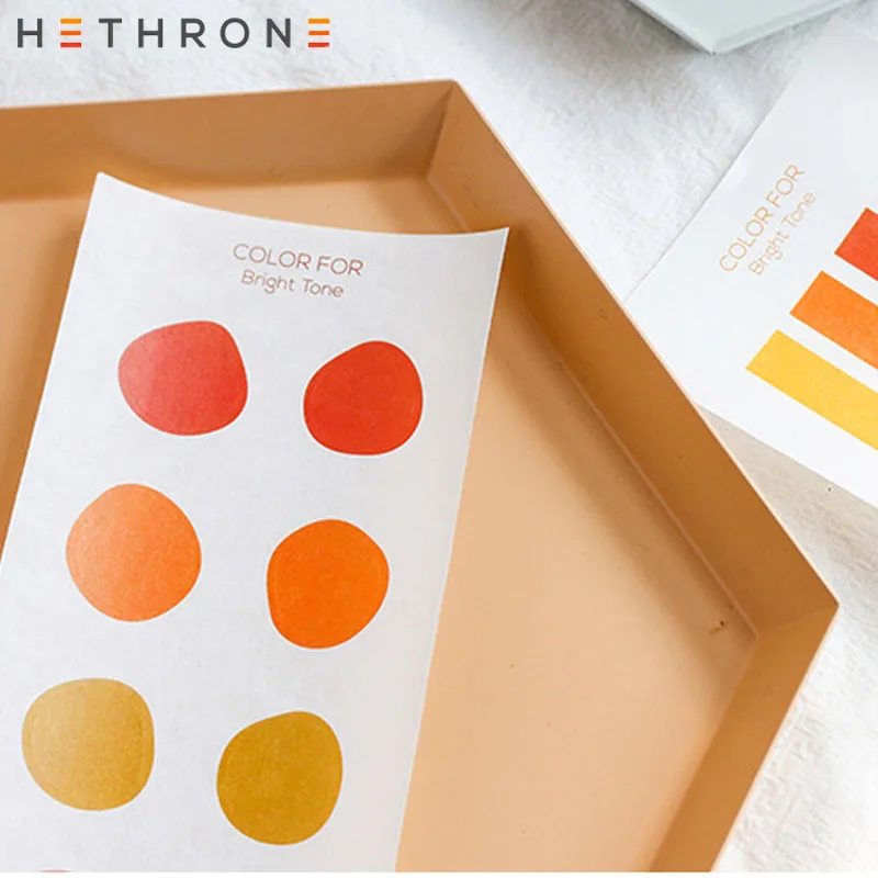 Красивые Мультяшные цветные нестандартные круглые бумажные этикетки hetron