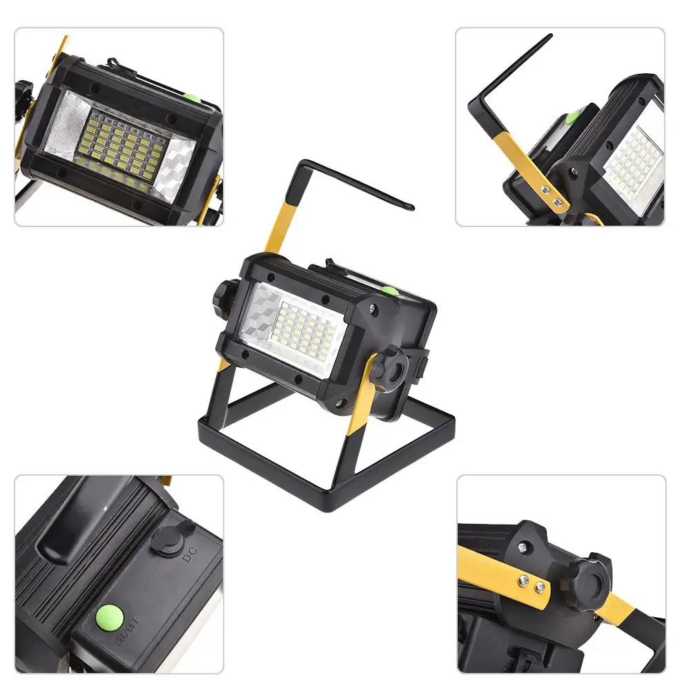 Портативный на открытом воздухе Точечный светильник s походный 50 Вт 2400LM 36LED 3