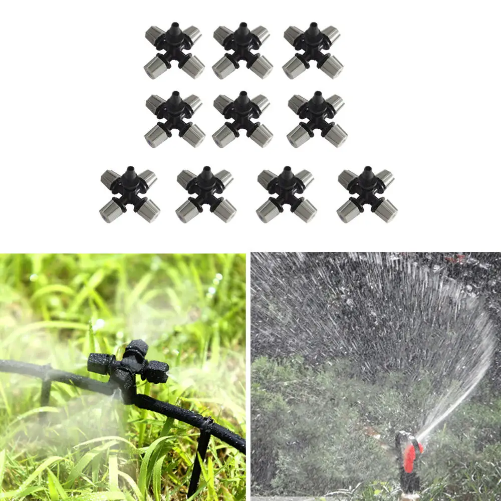 

10pcs Mist nozzle Watering Irrigation Garden Misting Sprinkler Greenhouse Humidifier Plant Mist Nozzle Sprinkler Garden Tool