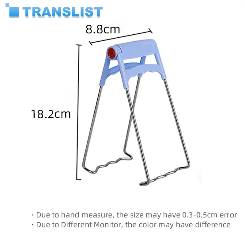 

Hot Bowl Holder Dish Clamp Pot Pan Gripper Clip Plate Retriever Tongs Silicone Handle Kitchen Tools Gadgets accessories