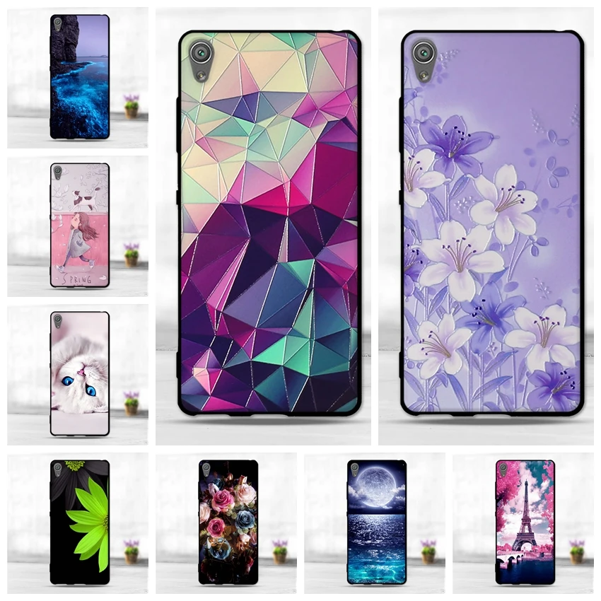Мягкий Силиконовый ТПУ для sony Xperia XA F3111 F3113 F3115 чехол милый Чехол мобильного