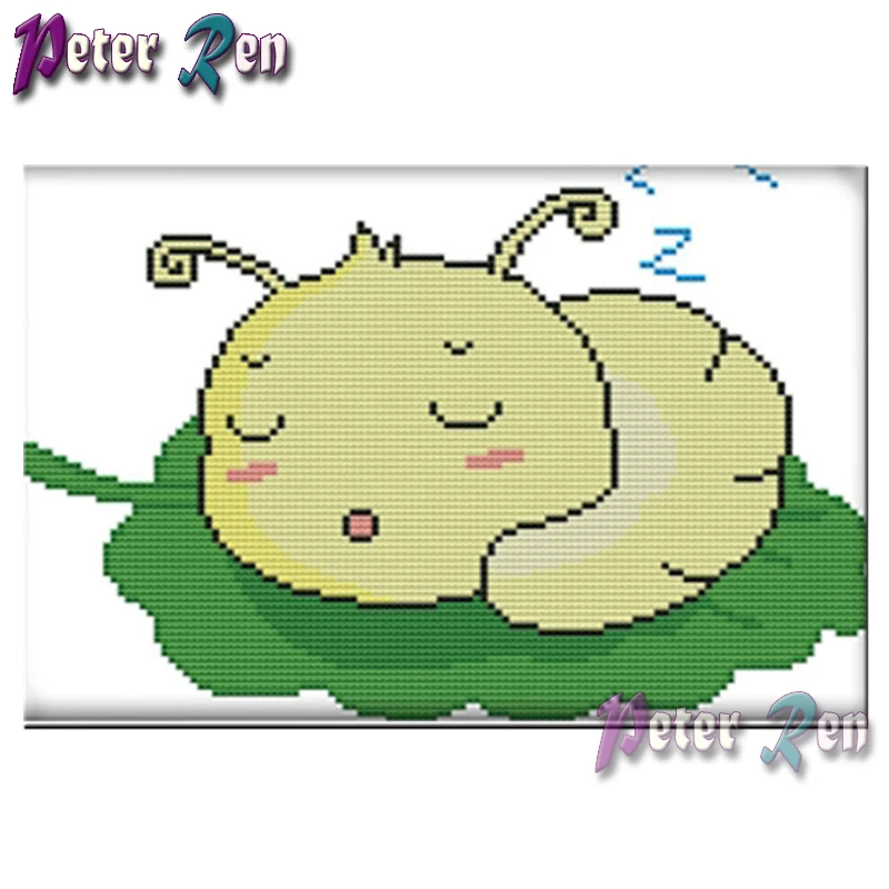 5d алмазная картина шелкопряда тутового листа Вышивка Сделай Сам полный