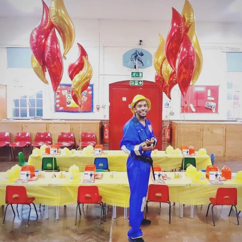 5 шт. 18 дюймов золотистый фиолетовый S-образный надувной шар сделай сам с хвостом